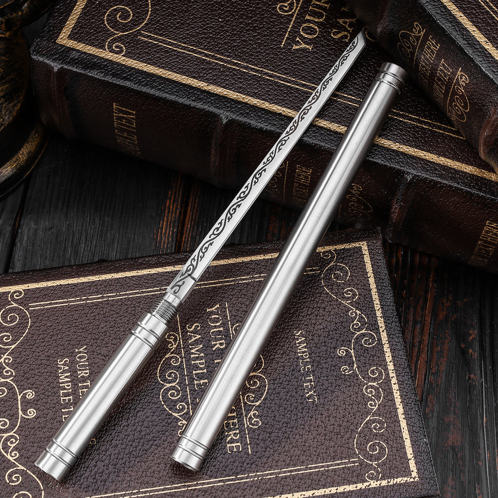 Solid steel roller cutter with threaded sheath, for assembly