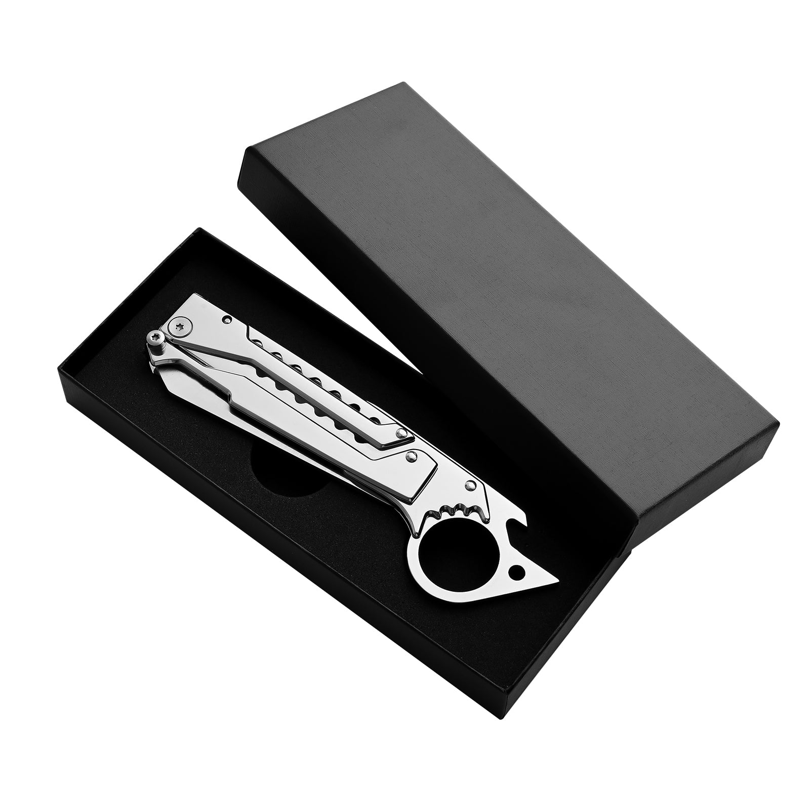 Camping folding knife, gravity knife