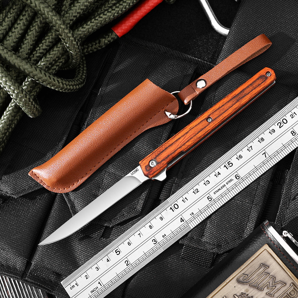 EDC pocket knife, survival tactical knife, built-in safety lock