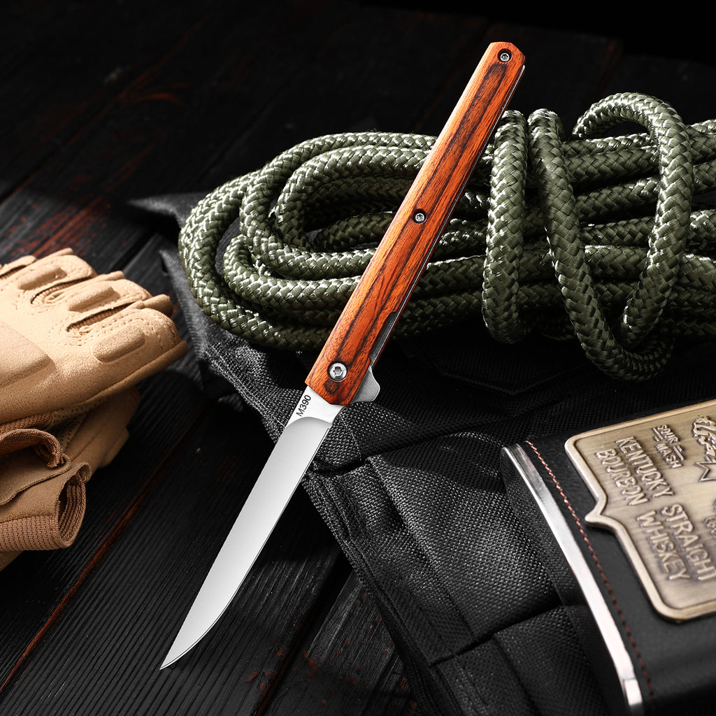 EDC pocket knife, survival tactical knife, built-in safety lock