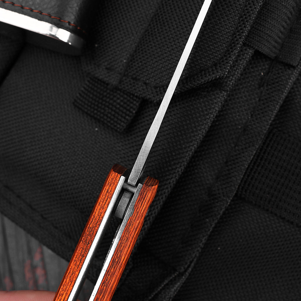 EDC pocket knife, survival tactical knife, built-in safety lock