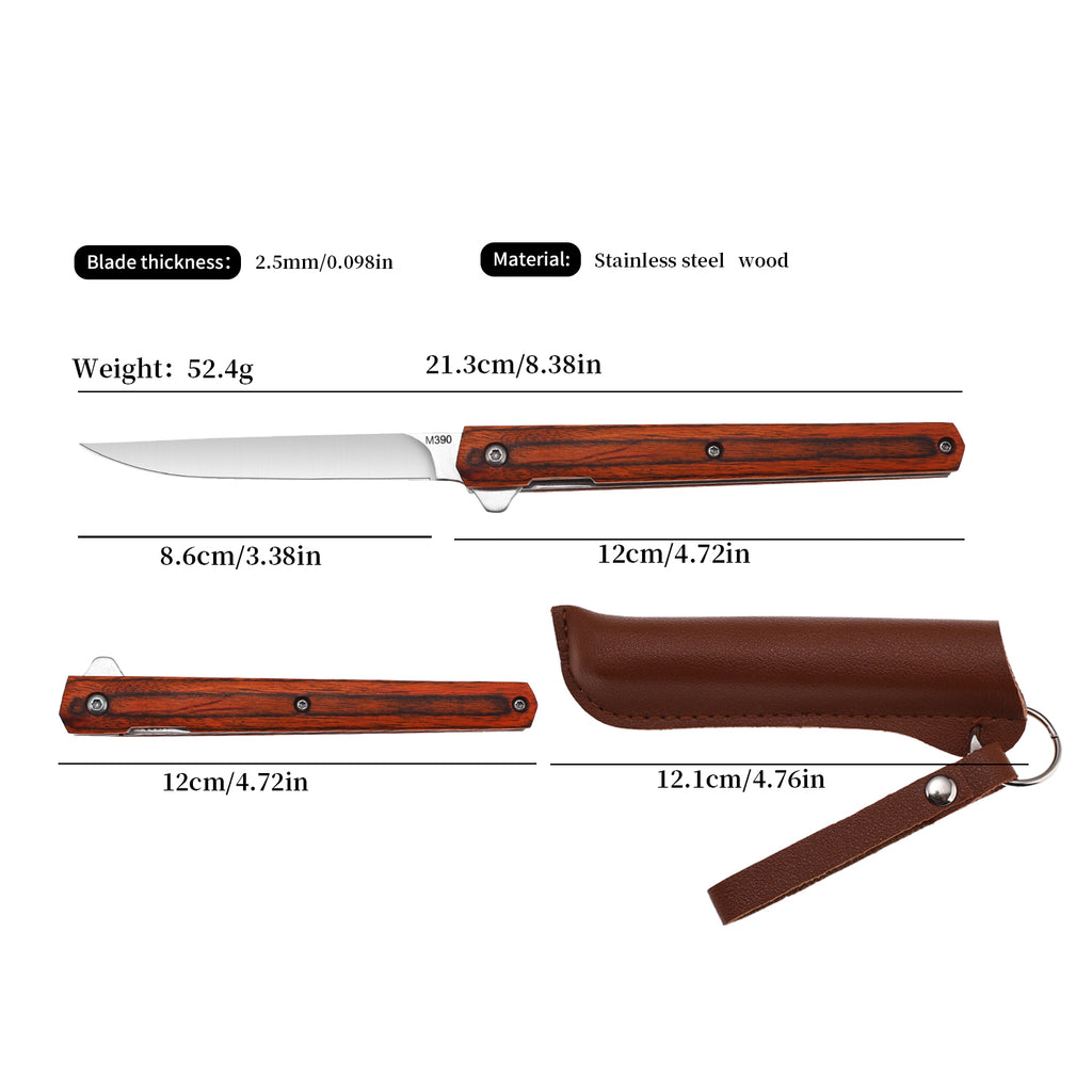 EDC pocket knife, survival tactical knife, built-in safety lock