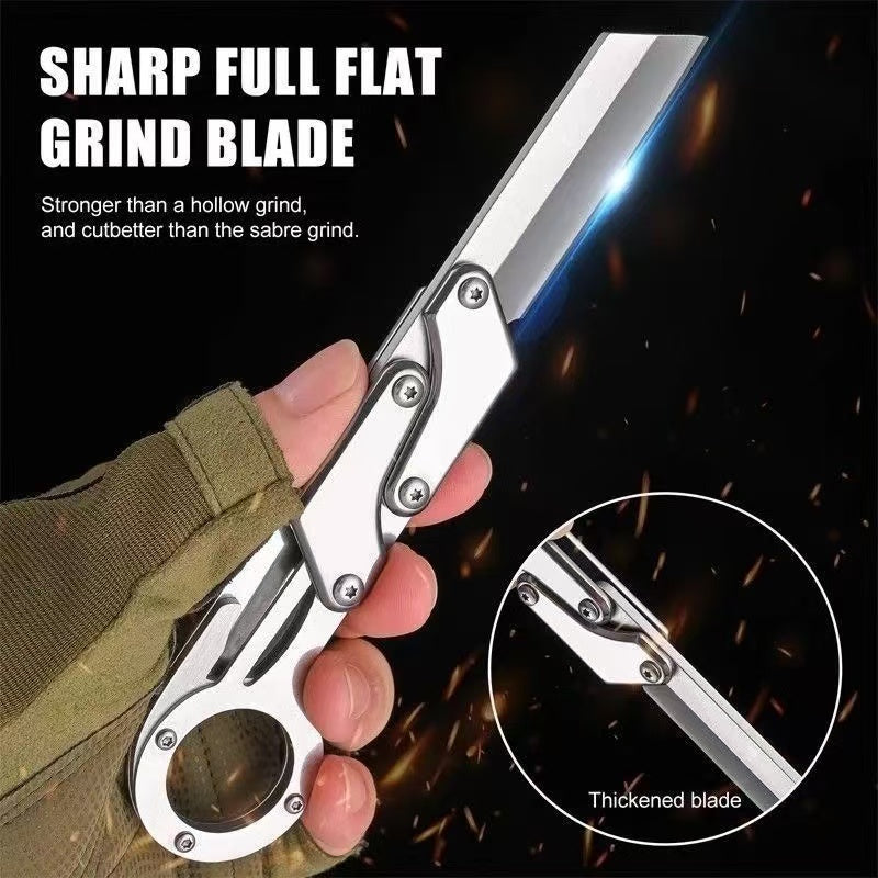 7-inch folding knife, claw knife